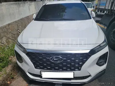 Photo 1 of 23: 2019 Hyundai Santa Fe, VIN KMHS381BBKU036493 — Korean insurance auction