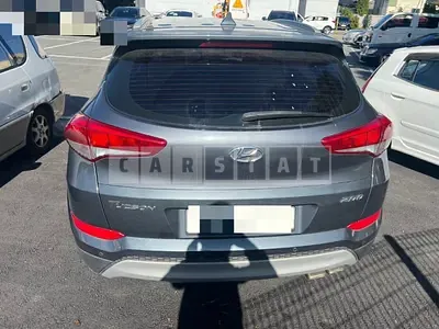 Photo 1 of 8: 2017 Hyundai Tucson, VIN KMHJ381ABJU640918 — Korean insurance auction