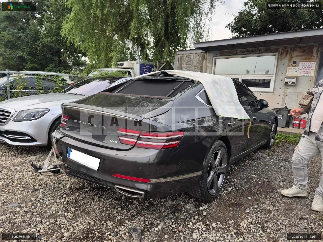 Photo 2 of 13: 2022 Genesis G80, VIN KMTGC41DDNU141775 — Korean insurance auction