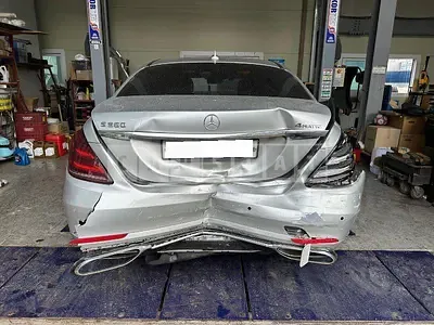 Photo 1 of 1: 2019 Mercedes-Benz S560 4Matic L, VIN WDDUG8GB0KA429855 — Korean insurance auction