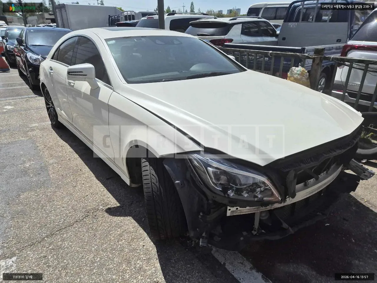 Photo 2 of 15: 2017 Mercedes-Benz CLS250 d 4Matic, VIN WDDLJ9HB5HA205474 — Korean insurance auction