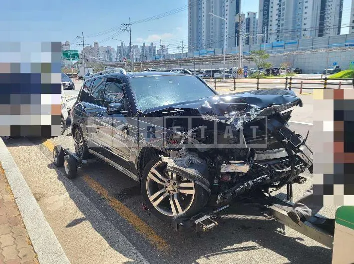 Photo 2 of 7: 2014 Mercedes-Benz GLK220 CDI 4Matic — Korean insurance auction