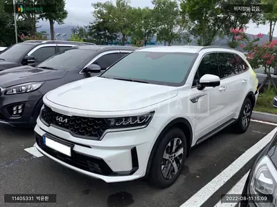 Photo 1 of 12: 2021 Kia Sorento, VIN KNARM81FGNA124977 — Korean insurance auction