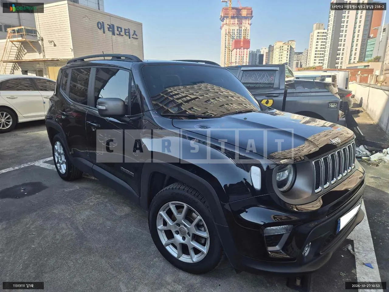 Photo 2 of 15: 2021 Jeep Zip Renegade 2.4 FWD, VIN 1C4NJCDB0MPM88976 — Korean insurance auction