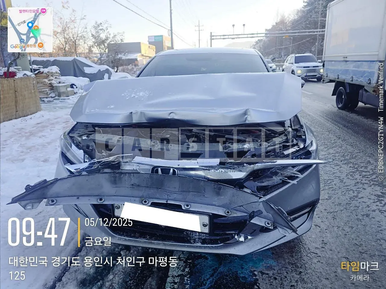 Photo 2 of 17: 2018 Honda Accord Hybrid, VIN 1HGCV3650JA510433 — Korean insurance auction