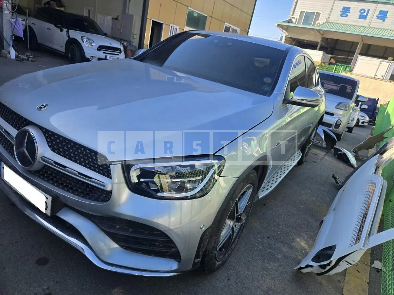 Photo 2 of 10: 2021 Mercedes-Benz GLC 300e, VIN W1N0J5DB6MF983476 — Korean insurance auction