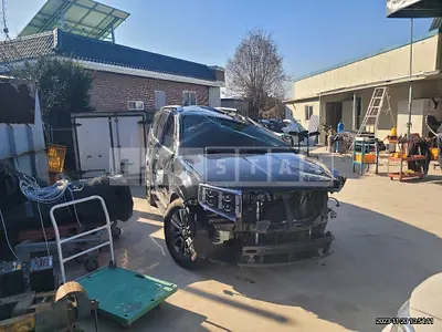 Photo 1 of 13: 2021 Kia Mojave 3.0 4WD, VIN KNAKN814DMA226808 — Korean insurance auction