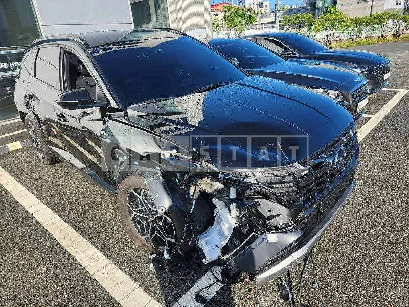 Photo 2 of 21: 2022 Hyundai Tucson, VIN KMHJE811BNU064001 — Korean insurance auction