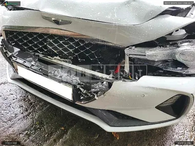 Photo 1 of 31: 2018 Genesis G70, VIN KMTG341ADJU016225 — Korean insurance auction