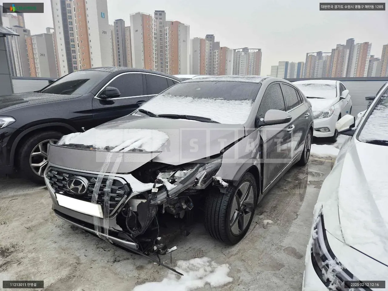 Photo 2 of 20: 2019 Hyundai IONIQ Hybrid, VIN KMHC051CGLU165280 — Korean insurance auction