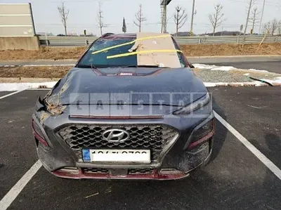 Photo 1 of 29: 2019 Hyundai Kona, VIN KMHK4815GKU324535 — Korean insurance auction