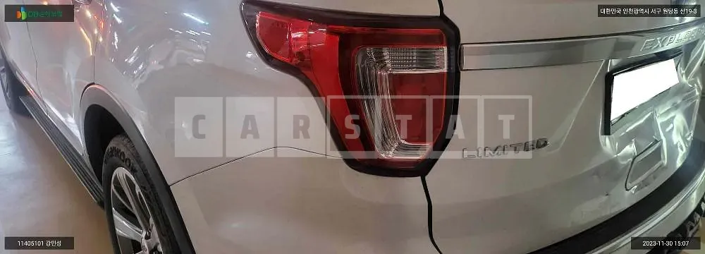 Photo 2 of 19: 2018 Ford Explorer, VIN 1FM5K8F81JGB24018 — Korean insurance auction