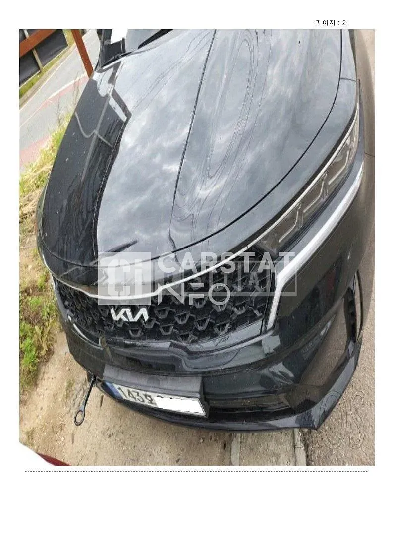 Photo 2 of 7: 2021 Kia Sorento, VIN KNARH81FGNA137783 — Korean insurance auction