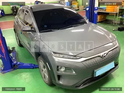 Photo 1 of 9: 2018 Hyundai Kona Electric, VIN KMHK381GFKU014806 — Korean insurance auction