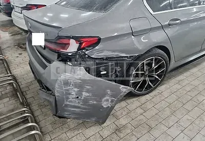 Photo 1 of 15: 2022 BMW 530i, VIN WBA71BH0XNWX68257 — Korean insurance auction