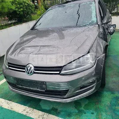 Photo 1 of 7: 2015 Volkswagen Golf 2.0 TDI BMT, VIN WVWZZZAUZFW153495 — Korean insurance auction