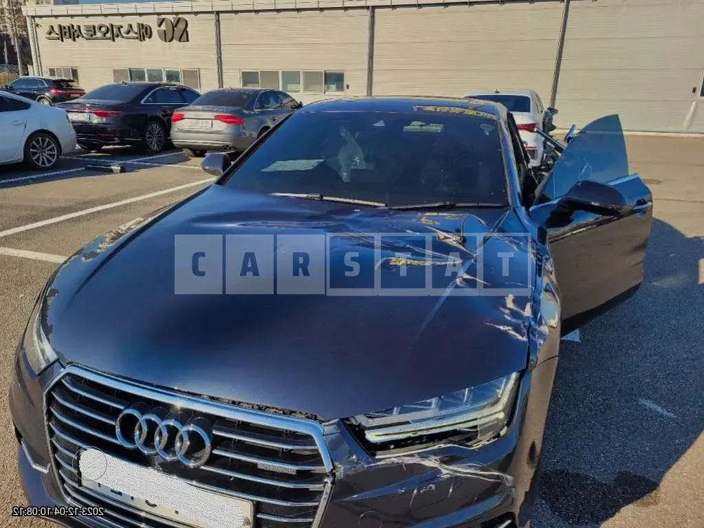 Photo 2 of 9: 2017 Audi A7 50 TDI quattro, VIN WAUZZZ4G1HN001291 — Korean insurance auction