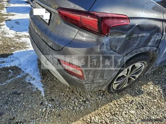 Photo 2 of 22: 2019 Hyundai Santa Fe, VIN KMHS281BBKU018338 — Korean insurance auction