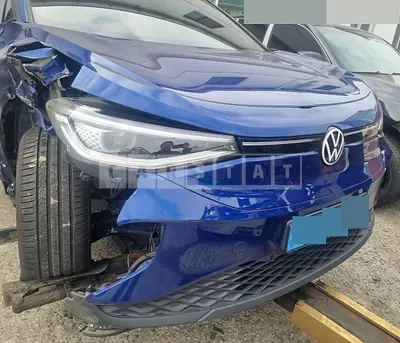 Photo 1 of 22: 2022 Volkswagen ID.4 Pro, VIN WVGZZZE2ZNP044540 — Korean insurance auction