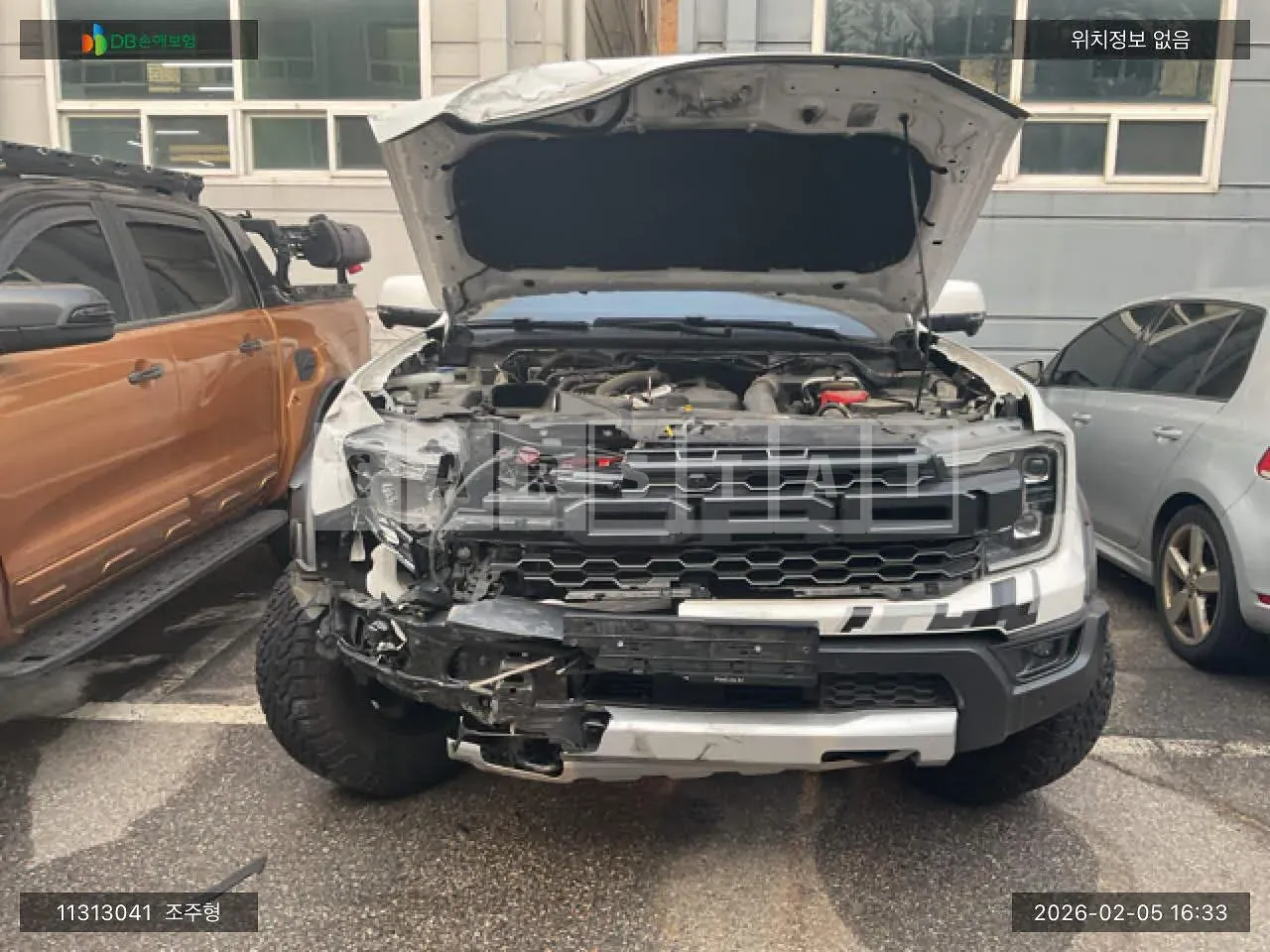 Photo 2 of 19: 2023 Ford Ranger Raptor, VIN 6FPFXXMX2PPD37527 — Korean insurance auction