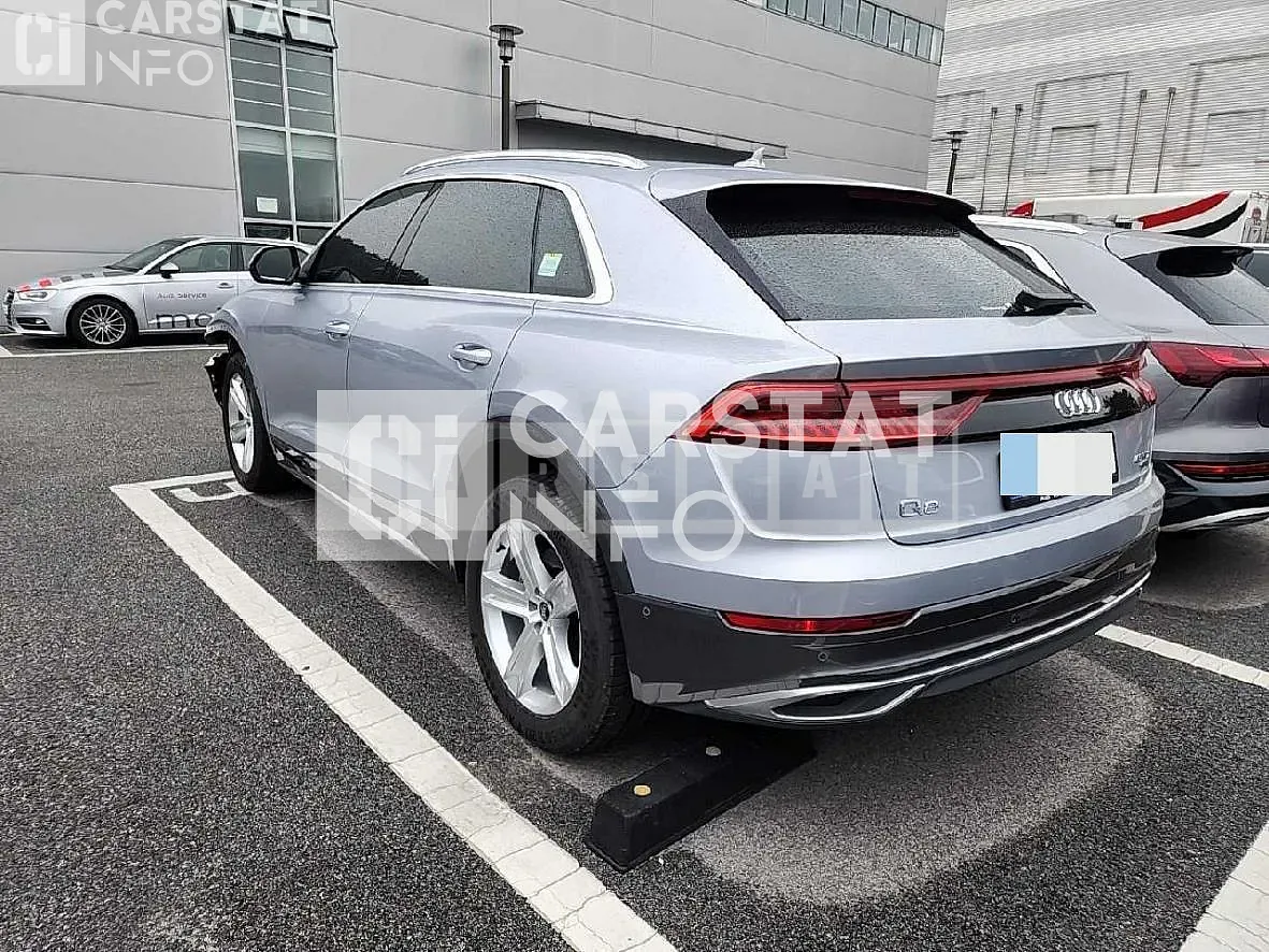 Photo 2 of 21: 2022 Audi Q8 45 TDI quattro, VIN WAUZZZF19ND001338 — Korean insurance auction