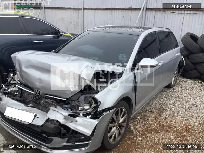Photo 2 of 13: 2015 Volkswagen Golf 2.0 TDI BMT, VIN WVWZZZAUZGW019185 — Korean insurance auction