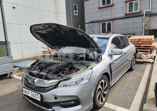 Photo 2 of 12: 2016 Honda Accord 2.4, VIN 1HGCR2680GA510437 — Korean insurance auction