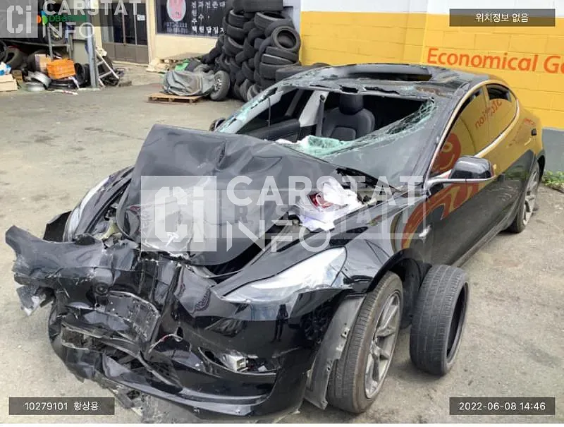 Photo 2 of 10: 2020 Tesla Model 3 Long Range, VIN 5YJ3E1EB3LF809108 — Korean insurance auction