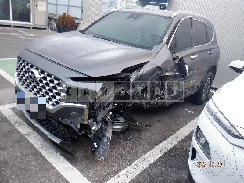Photo 2 of 13: 2021 Hyundai Santa Fe TM Hybrid — Korean insurance auction