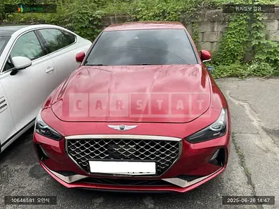 Photo 1 of 15: 2019 Genesis G70, VIN KMTG341ABLU060475 — Korean insurance auction