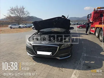 Photo 1 of 26: 2018 Hyundai Genesis G80, VIN KMHGL41DBJU270303 — Korean insurance auction