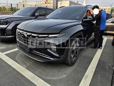 Photo 1 of 24: 2022 Hyundai Tucson, VIN KMHJE81BGNU127383 — Korean insurance auction