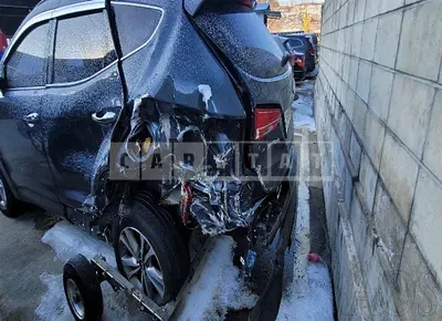 Photo 1 of 20: 2015 Hyundai Santa Fe, VIN KMHSW81UDFU515716 — Korean insurance auction