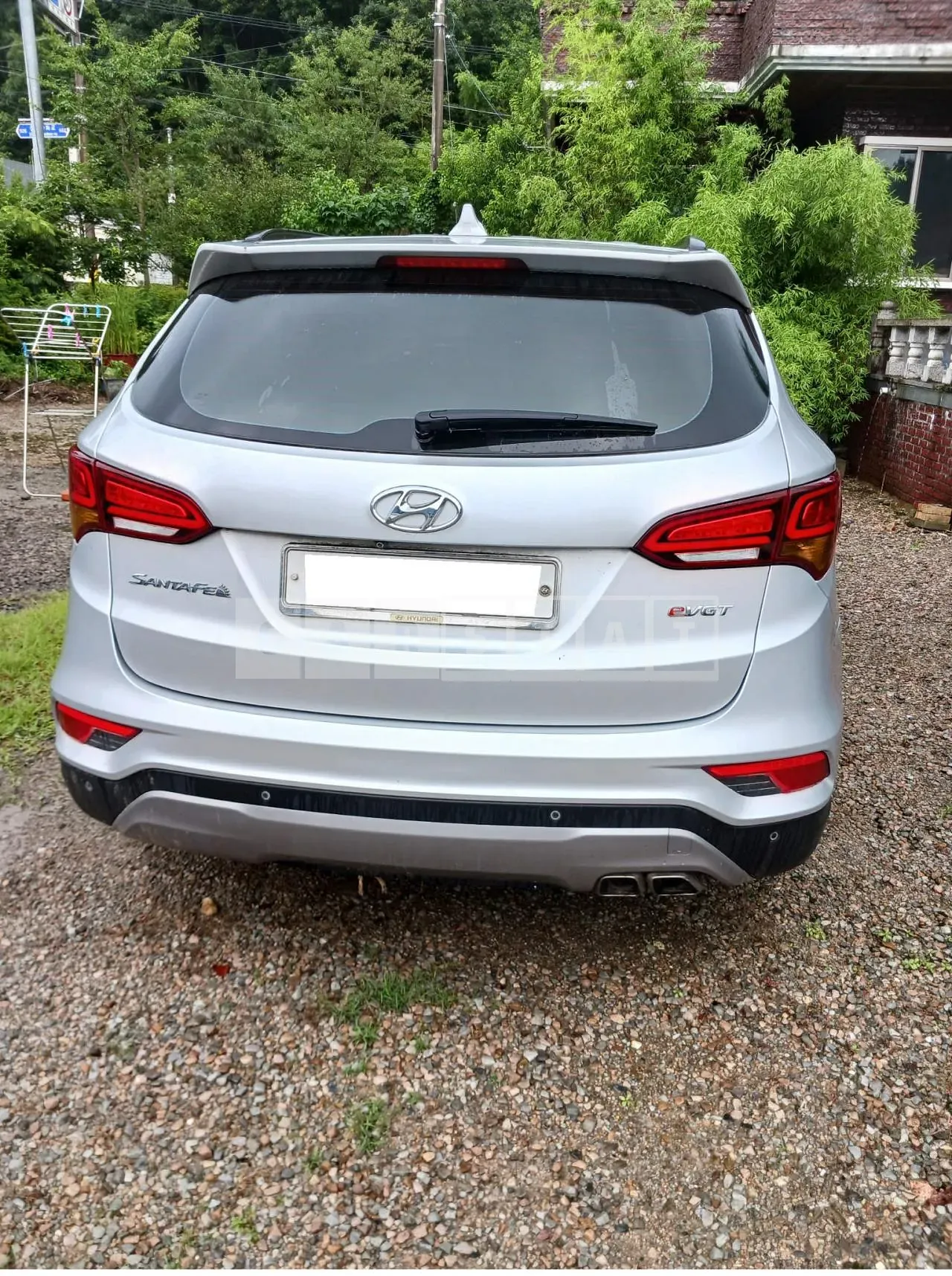 Photo 2 of 6: 2016 Hyundai Santa Fe, VIN KMHSW81XBGU660529 — Korean insurance auction