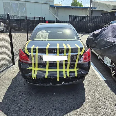 Photo 1 of 11: 2015 Mercedes-Benz C200, VIN WDDWF4CB7GF244822 — Korean insurance auction