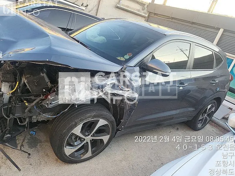 Photo 2 of 8: 2016 Hyundai Tucson, VIN KMHJ381ABGU174388 — Korean insurance auction