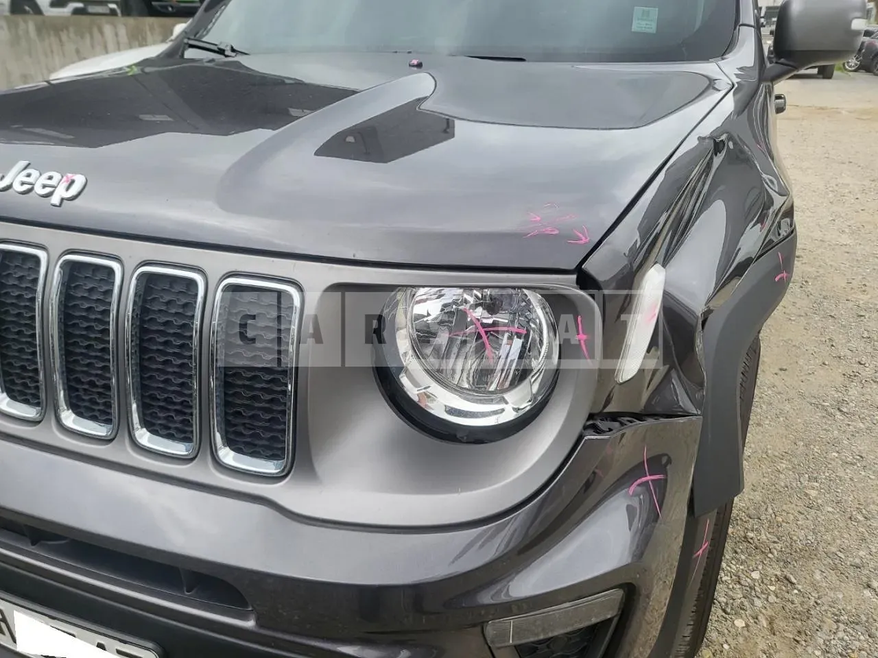 Photo 2 of 17: 2021 Jeep Zip Renegade 2.4 FWD, VIN 1C4NJCDB5MPN48542 — Korean insurance auction