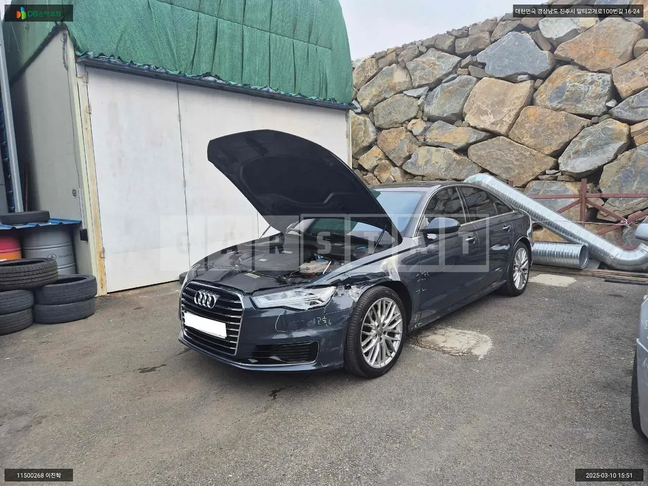 Photo 2 of 17: 2015 Audi A6 35 TDI, VIN WAUZZZ4G7GN033824 — Korean insurance auction