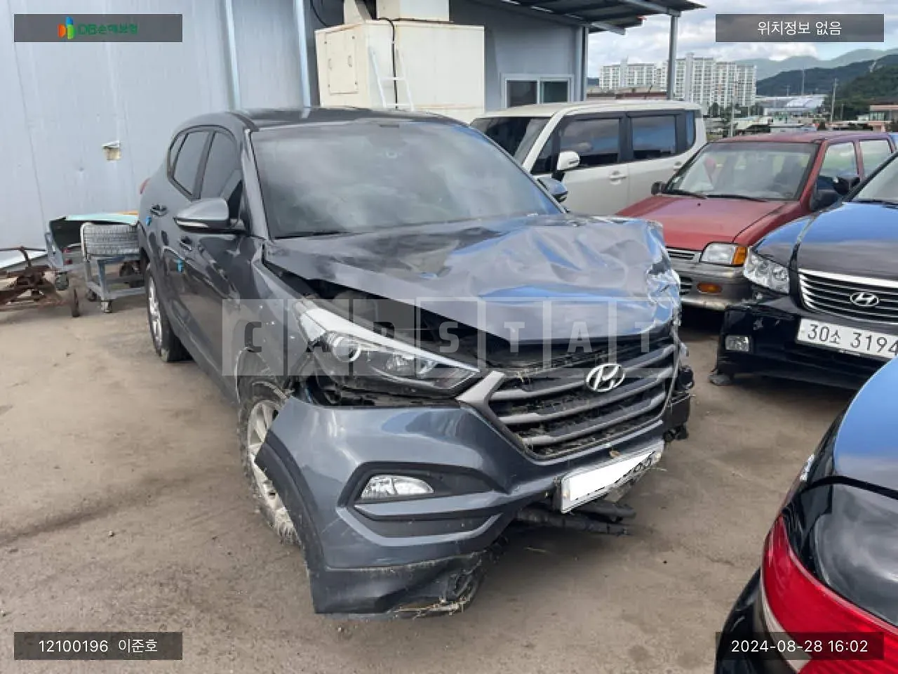 Photo 2 of 11: 2015 Hyundai Tucson, VIN KMHJ281AAGU007993 — Korean insurance auction