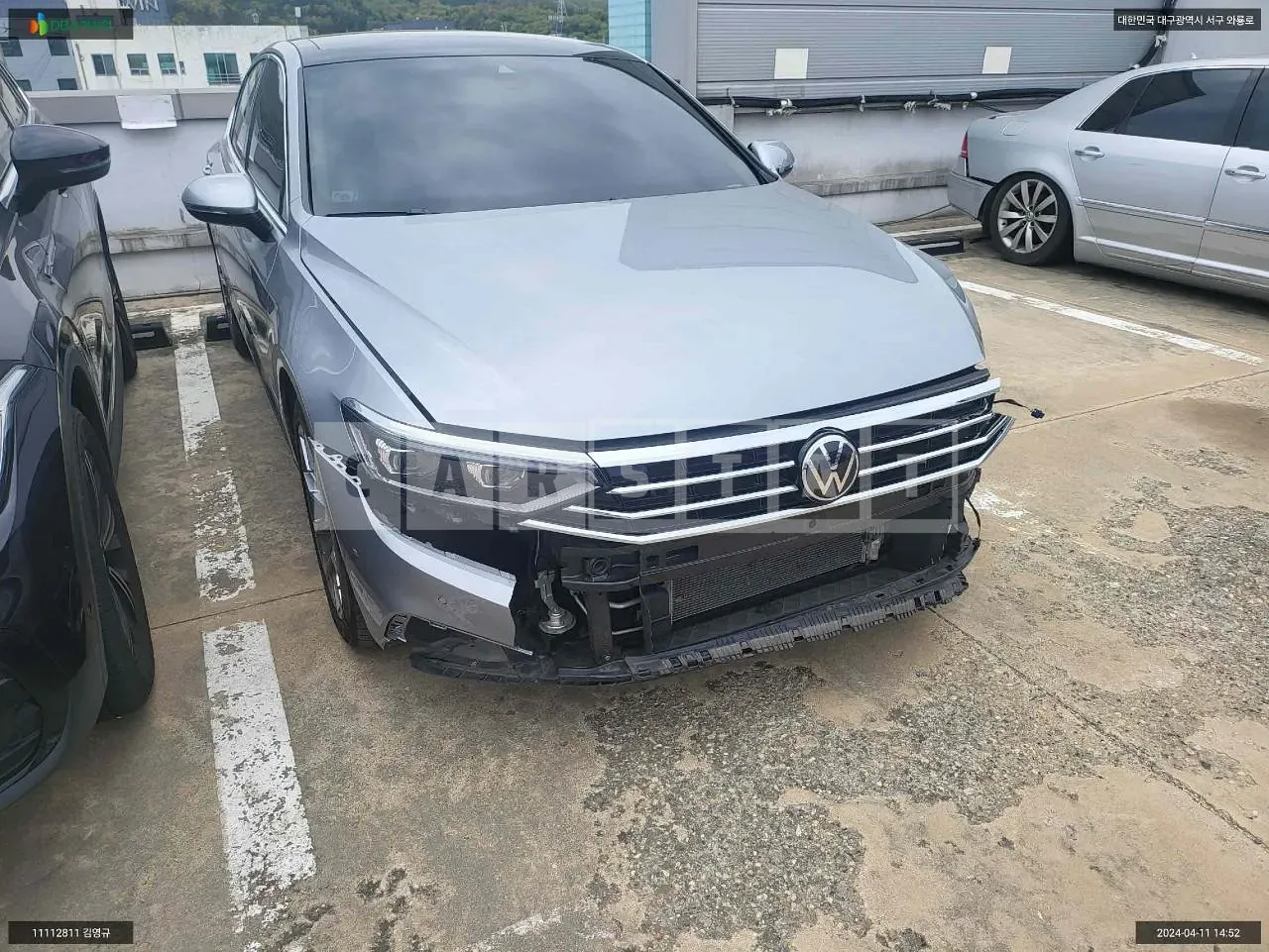 Photo 2 of 10: 2021 Volkswagen Passat GT 2.0 TDI, VIN WVWZZZ3CZME044130 — Korean insurance auction
