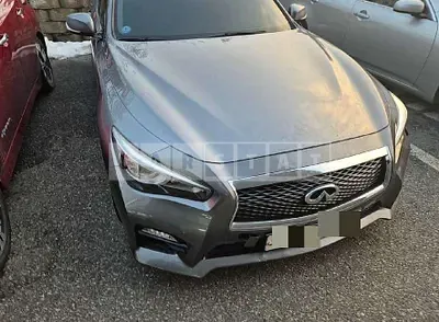 Photo 1 of 39: 2016 Infiniti Q50S Hybrid, VIN JNKAV71E3GM580791 — Korean insurance auction