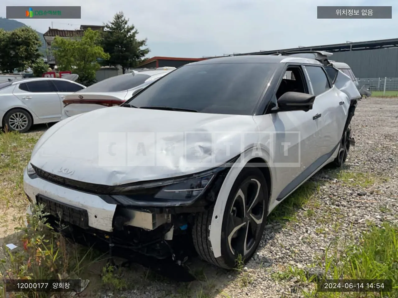 Photo 2 of 17: 2022 Kia EV6, VIN KNAC581CPNA051576 — Korean insurance auction
