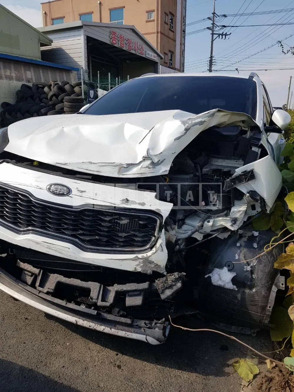 Photo 2 of 15: 2018 Kia Sportage, VIN KNAPN813BJK480114 — Korean insurance auction