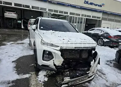 Photo 1 of 15: 2019 Hyundai Santa Fe, VIN KMHS281BBKU139411 — Korean insurance auction