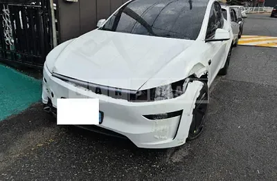 Photo 1 of 31: 2025 Tesla Model Y RWD, VIN LRWYGCFJXSC301938 — Korean insurance auction