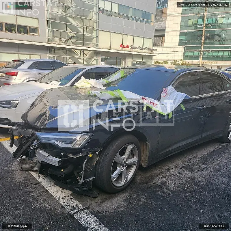 Photo 2 of 10: 2019 Audi A6 45 TFSI quattro, VIN WAUZZZF28LN009155 — Korean insurance auction