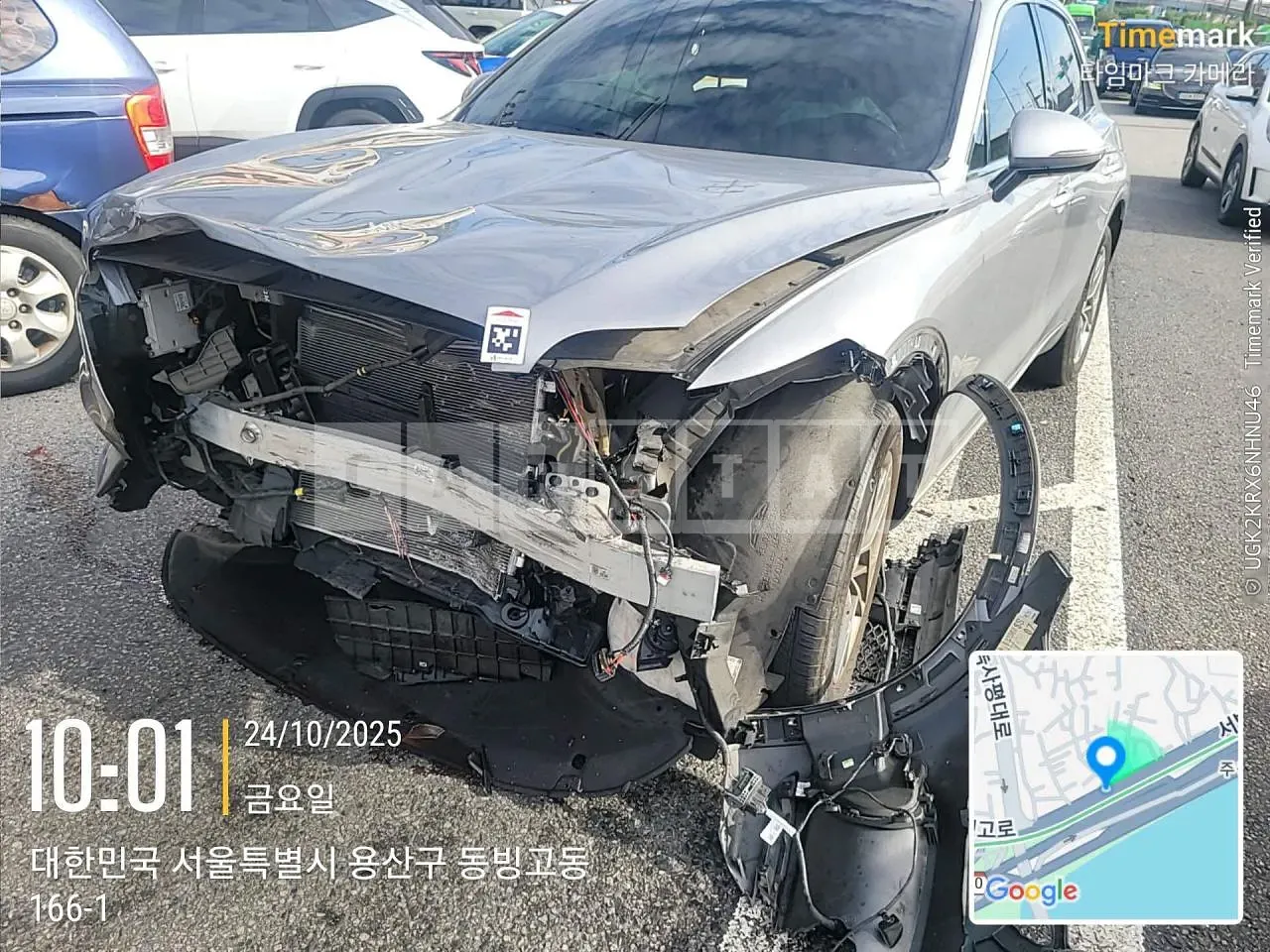 Photo 2 of 9: 2022 Genesis GV70, VIN KMTMA81BDPU105413 — Korean insurance auction