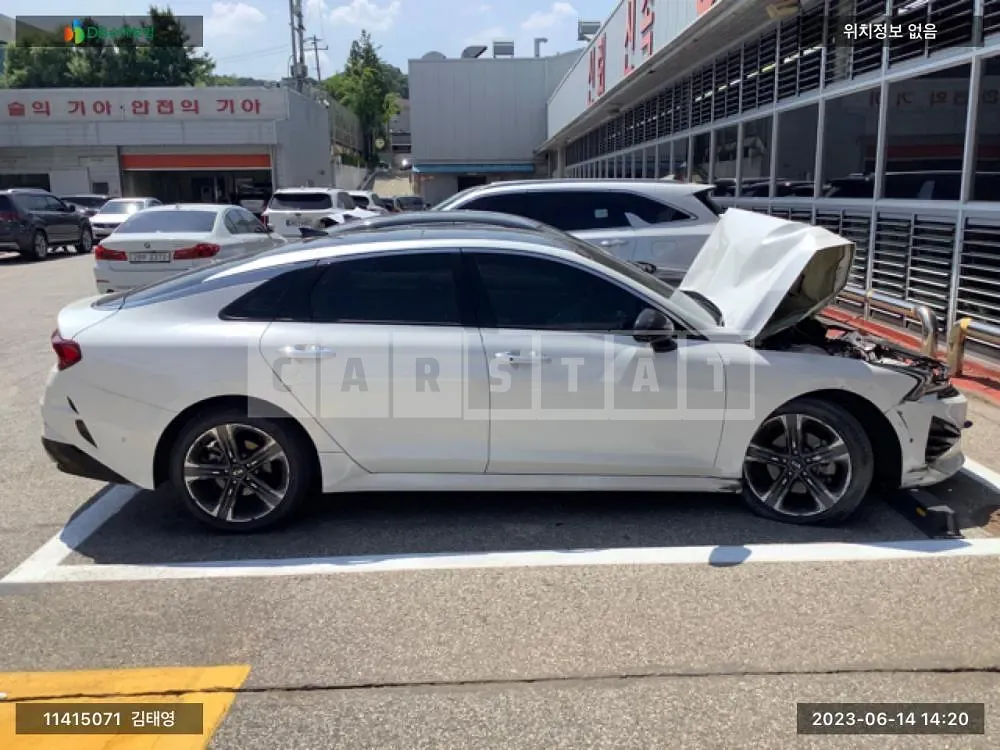 Photo 2 of 15: 2020 Kia K5, VIN KNAG541ABLA017347 — Korean insurance auction