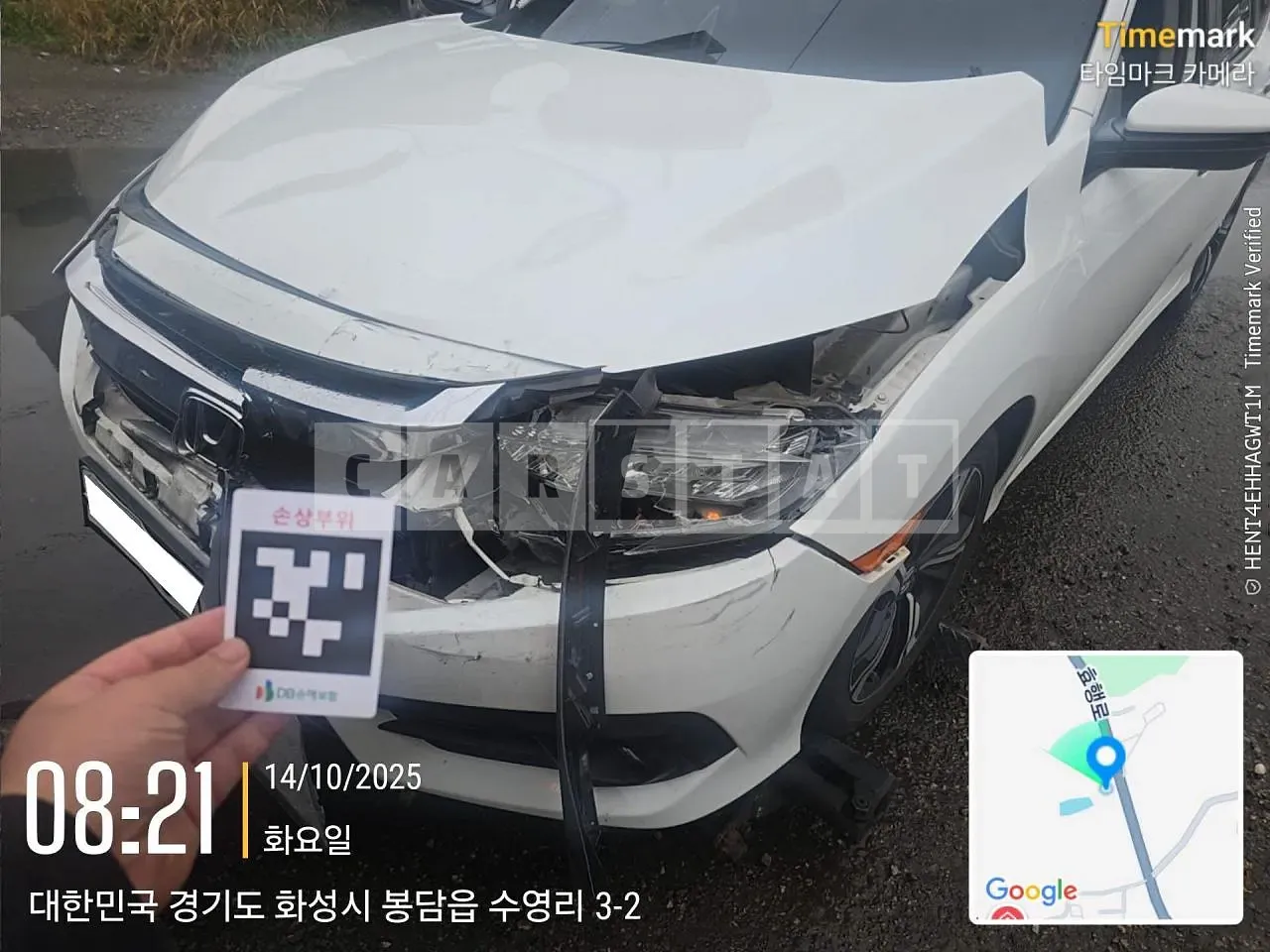 Photo 2 of 13: 2018 Honda Civic 4d, VIN 19XFC2670JE300189 — Korean insurance auction