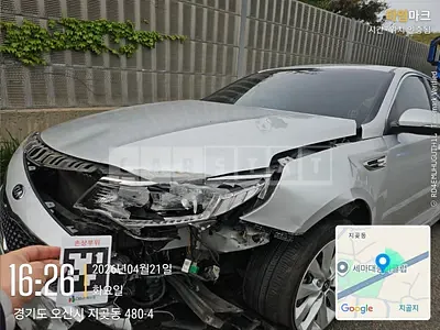 Photo 1 of 17: 2017 Kia K5, VIN KNAGT411BJA223499 — Korean insurance auction